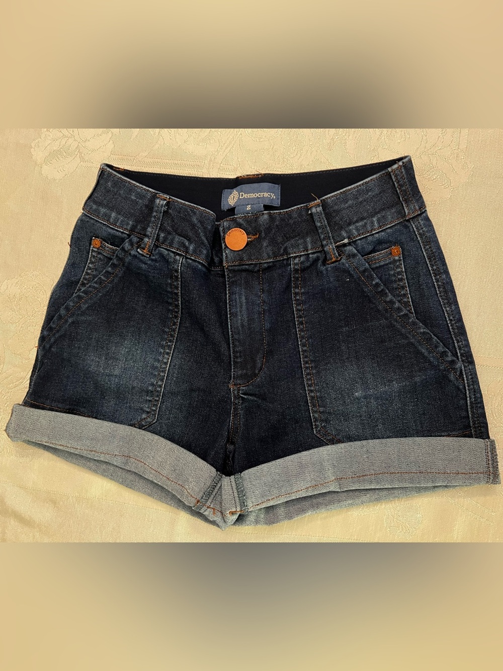 Democracy Ab Solution Denim Shorts Size 2 High Rise Shorts